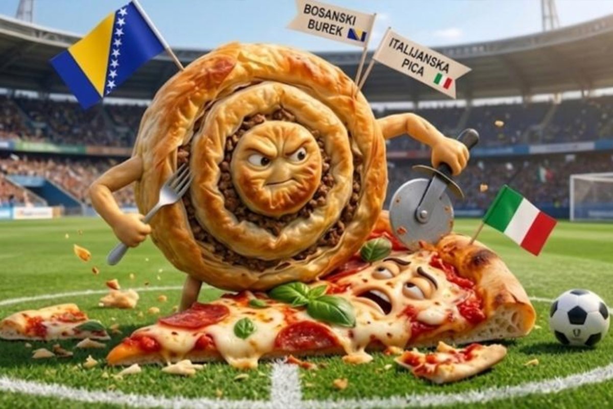 URNEBESNO: Slike nakon meča BiH Italija nasmijale region (FOTO)