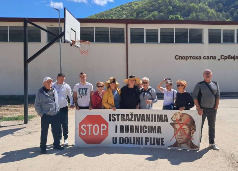 ODRŽAN PROTEST protiv geoloških istraživanja i rudnika u dolini Plive