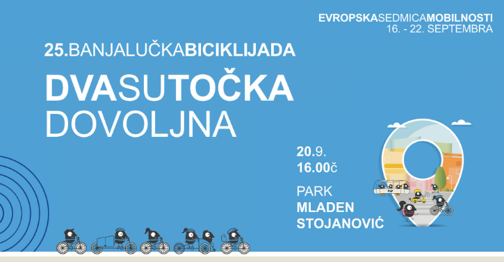 PRIDRUŽITE se danas „Velikoj Banjalučkoj biciklijadi“